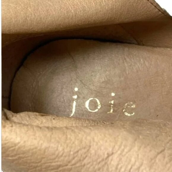 Joie Rarly Black Suede Zip Almond Toe Ankle Boots - Size 8.5 EU 39 - Picture 9 of 9